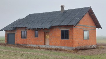 Nowy dom Mielnica Duża gmina Skulsk