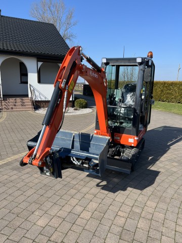 Wynajem Minikoparki KUBOTA KX019-4 + Przyczepa