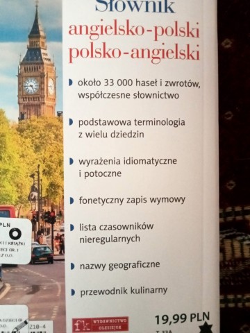 Slownik angielsk -polski ,pol-ang