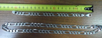 Srebny komplet, łańcuszek i bransoletka całość 90,4g 925P