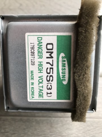Magnetron Samsung OM75S(31) do kuchenki mikrofalowej.