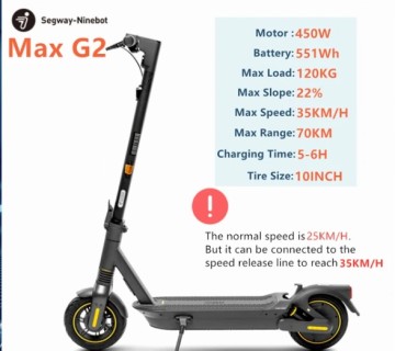Hulajnoga Segway Ninebot MAX G2 35km/h nie xiaomi NOWA