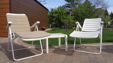 krzesła wielopozycyjne leżaki - meble holenderskie Mielnica