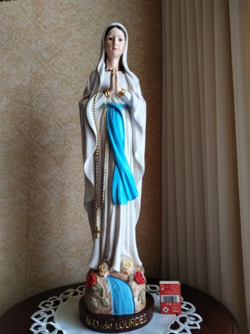 Wielka figura Matka Boska ,Boża z Lourdes. -idealna do kapli