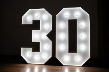 Cyfry LED - wynajem |18|30|40|50|60| Konin Turek Kalisz Koło