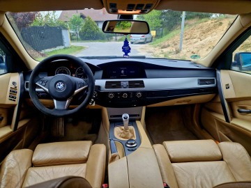 BMW E61 2,5 diesel 170 km manual czarna jasne