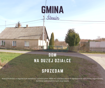 Gmina Ślesin – Dom na Dużej Działce