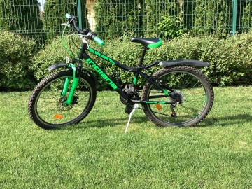 Sprzedam rower INDIANA Rock Jr 24 cale Czarno-zielony
