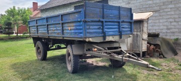 Przyczepa rolnicza ciężarowa d50 d-50 zarejestrowana
