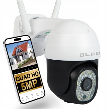 Kamera BLOW WiFi zewnętrzna obrotowa 5MP Do domu   Do