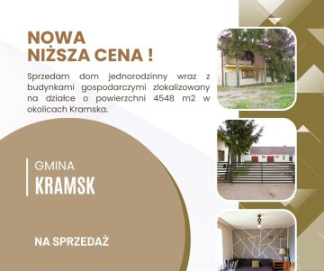 Gmina Kramsk– Dom jednorodzinny na dużej działce