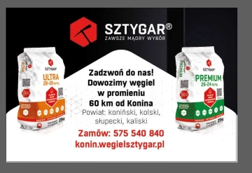 Ekogroszek SZTYGAR ULTRA 28-26 MJ - 1550 zł Konin-Koło-Turek