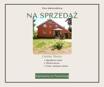 Okolice Ślesina – Dom Jednorodzinny