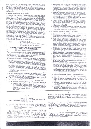 Grunty "komercyjne" w obszarze prawnie chronionym ! ! ! .