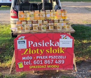 Miód z Pasieki Złoty Słoik