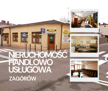 Budynek handlowo/usługowy w centrum Zagórowa