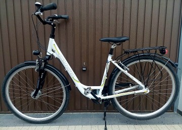 Damka Aluminiowa Rower Cyco Hio bialy