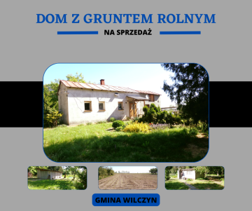 Gmina Wilczyn – Dom z gruntem rolnym 1,74 ha