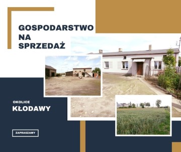 Okolice Kłodawy – Dom z gruntem rolnym 2,9027 ha