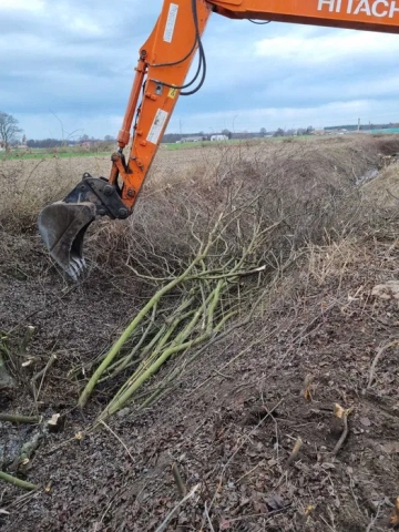 Usługi melioracyjne, czyszczenie rowów, roboty ziemne