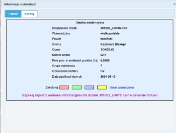 Dwie atrakcyjne działki - pow. 1 168m2 oraz 659m2 59 000 zł