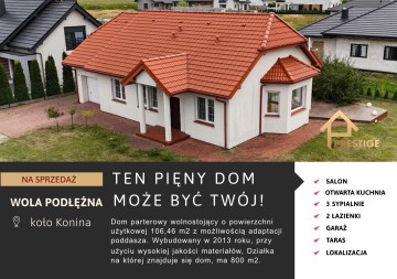 NOWA CENA | Ten Dom może być Twój| Konin, Wola Podłężna