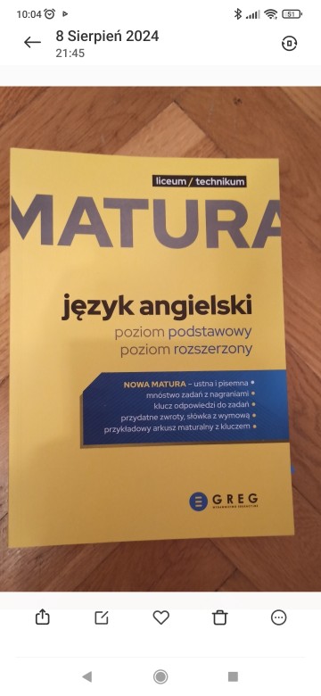 Matura ksiazki