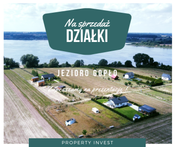 Działki nad jeziorem Gopło