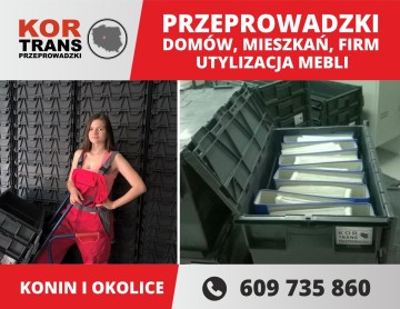 Przeprowadzki Utylizacja mebli Konin 609 735 860