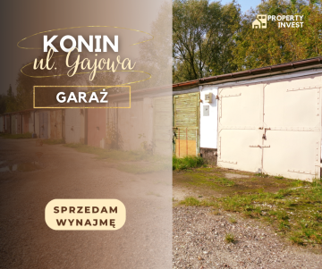 KONIN - SPRZEDAM/WYNAJMĘ GARAŻ