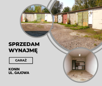 KONIN - SPRZEDAM/WYNAJMĘ GARAŻ