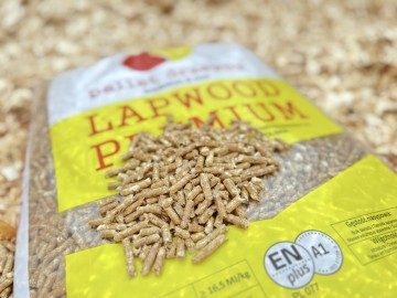 Pellet sosnowy 6 mm posiadający certyfikat ENplus A1