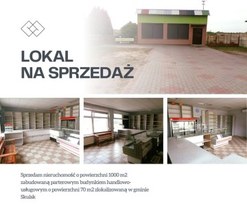 Okolice Ślesina/Skulska – Lokal Handlowo/Usługowy