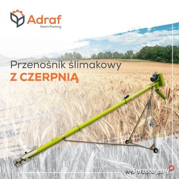 Przenośnik ślimakowy z czerpnią