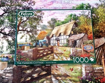 Puzzle 1000 el – Falcon De Luxe, Jumbo, The Farmers Cottage