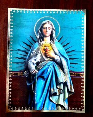 Obrazki religijne, do oprawienia w ramkę, antyramę – 5 sztuk