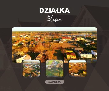 Ślesin – Działka mieszkaniowo/usługowa
