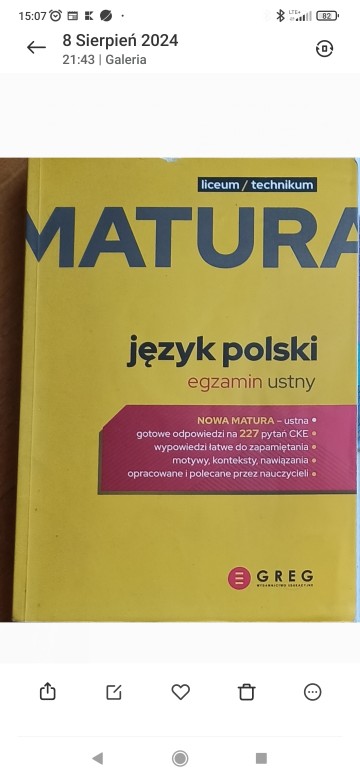 Sprzedam książki do nowej matury