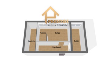 Przestronne 2-Pokojowe mieszkanie| 2 Piętro| Konin, Zakole