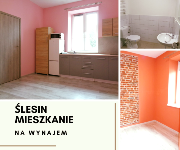 WYNAJMĘ MIESZKANIE W CENTRUM ŚLESINA