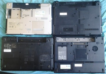 Laptopy 3 sztuki wydam do dokompletowania za 30zł całość