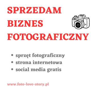 Sprzedam biznes fotograficzny wraz ze sprzętem i stronami