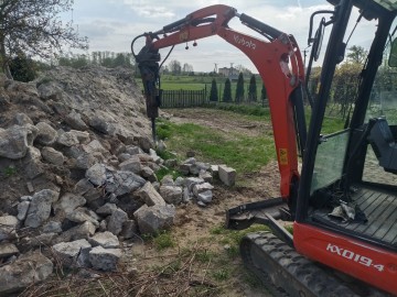 Usługi minikoparkami i ładowarkami