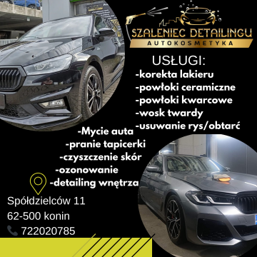 Kosmetyka samochodowa/auto Detailing