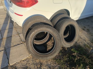 KOMPLET OPONY ZIMOWE NA FELGACH 195/65 R15 I LETNIE