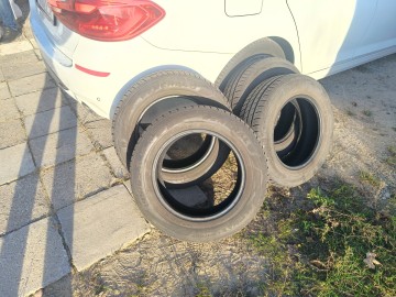 KOMPLET OPONY ZIMOWE NA FELGACH 195/65 R15 I LETNIE