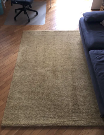 Dywan LANGSTED IKEA 133 x 195 z krótkim włosem