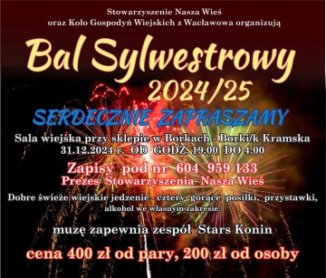 Bal Sylwestrowy Borki k/Kramska