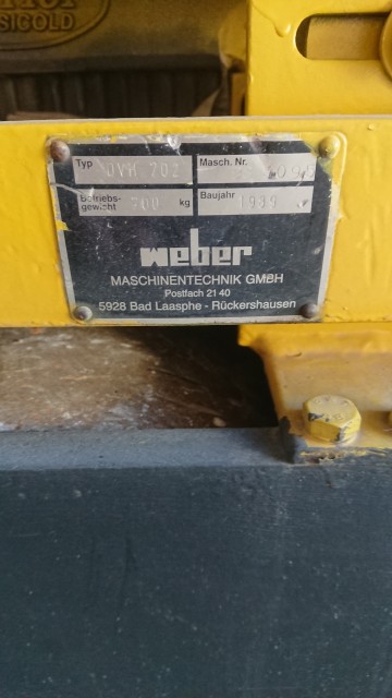 Walec Weber 700kg