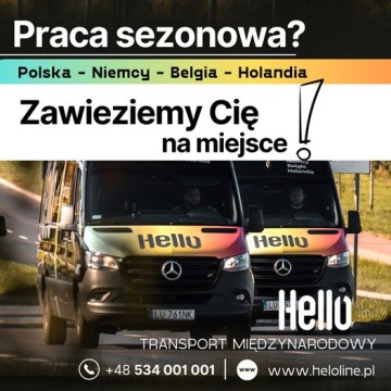 Międzynarodowe Przewozy Osób do Niemcy, Holandii, Belgii